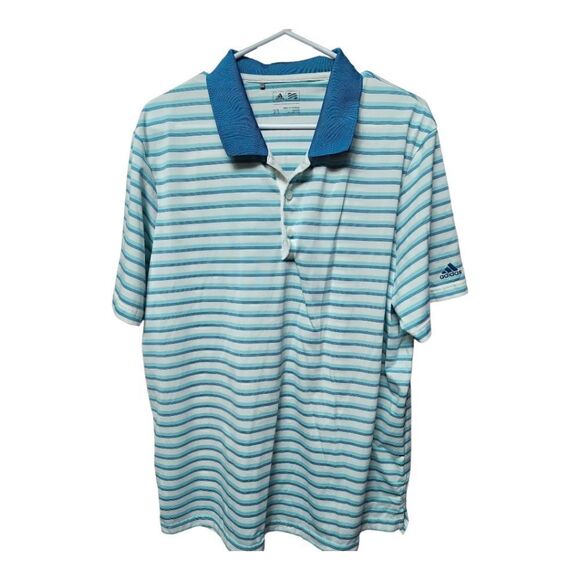 1041 - ADIDAS Golf Polo Shirt Short Sleeve Mens XL - Picture 1 of 3